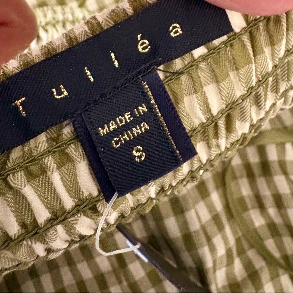 Green Ruffle Strap Top - Picture 7 of 8